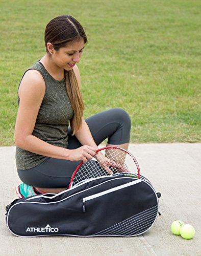 Athletico 3 Racquet Tennis Bag - Image 9