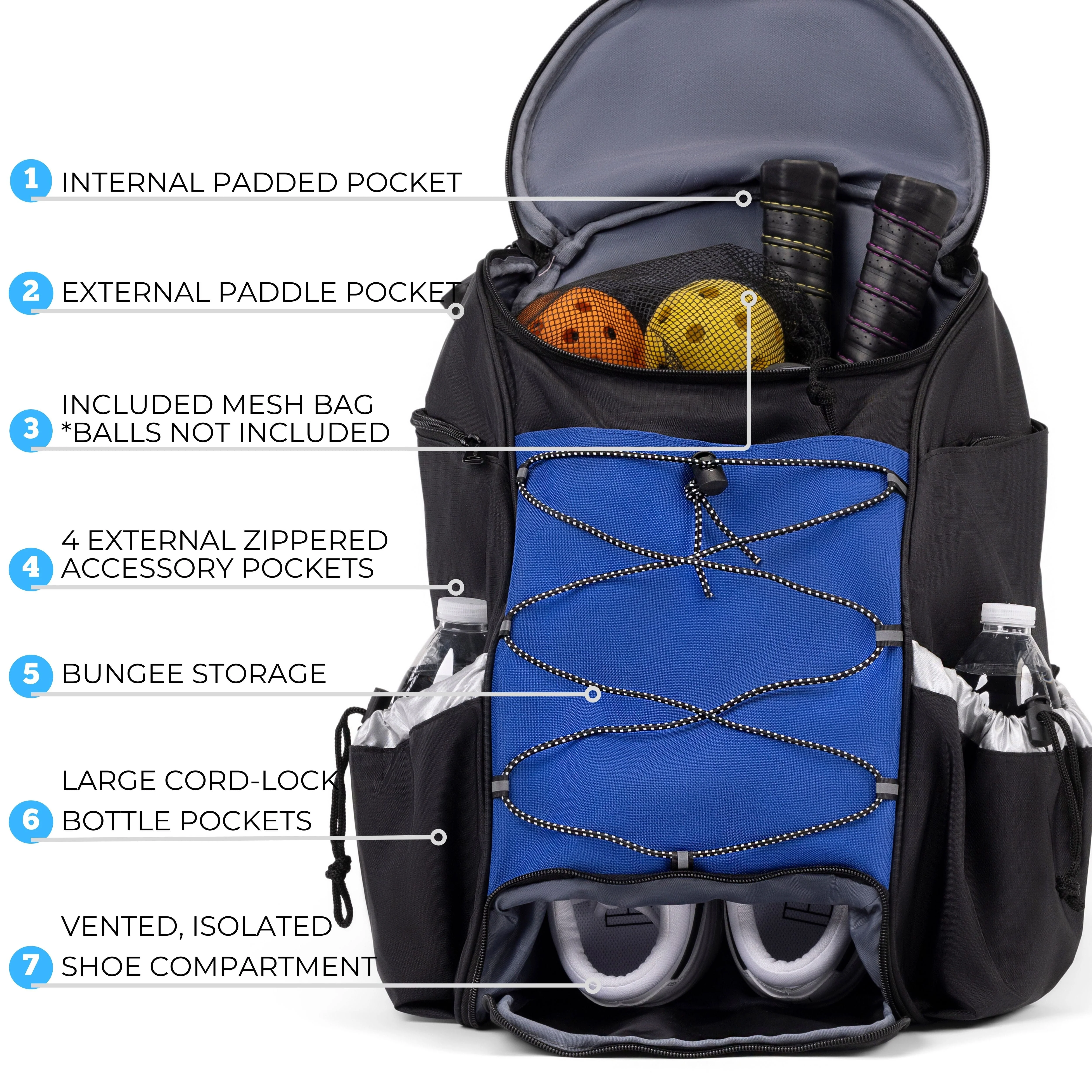 Athletico 42L Pro Pickler Pickleball Backpack - Image 4