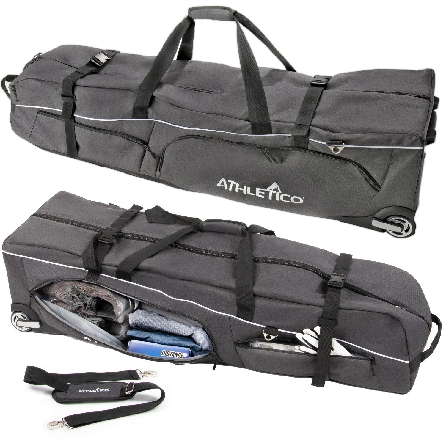 Athletico Ace Wheeled Golf Padded Travel Bag - Image 9