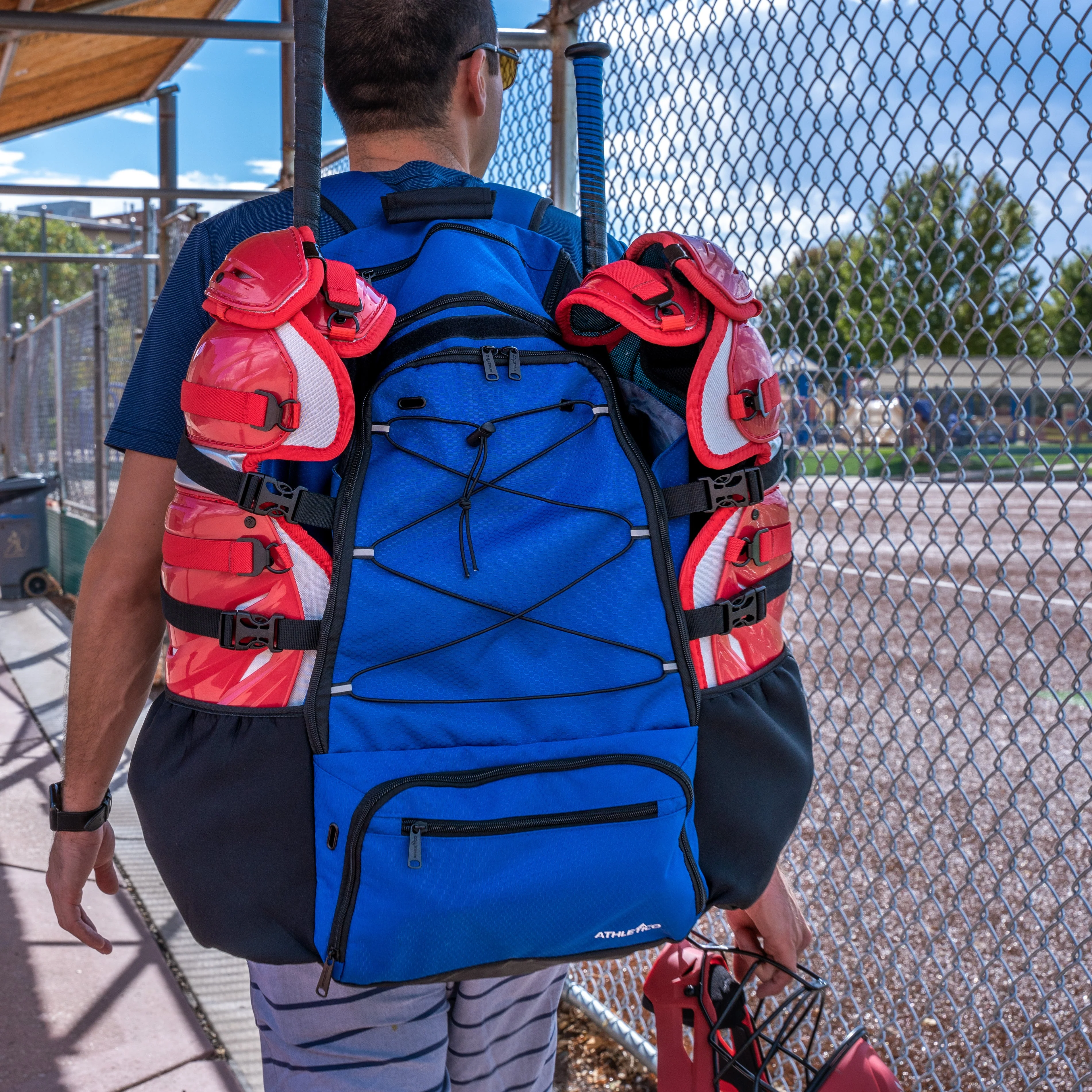 Athletico Dominator Baseball Catcher Backpack - Image 8
