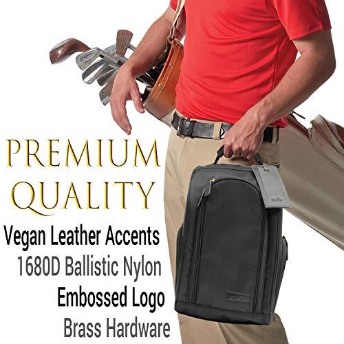 Athletico Executive Golf Shoe Bag with Luggage Tag - Image 3