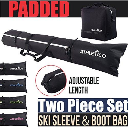 Athletico Padded Two-Piece Ski and Boot Bag Combo - Image 10