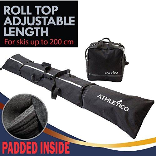 Athletico Padded Two-Piece Ski and Boot Bag Combo - Image 4