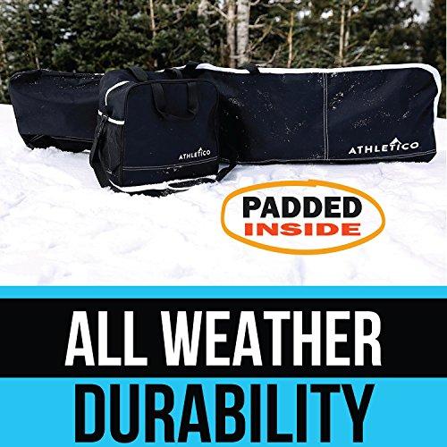 Athletico Padded Two-Piece Snowboard and Boot Bag Combo - Image 3