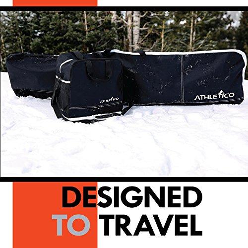 Athletico Padded Two-Piece Snowboard and Boot Bag Combo - Image 7