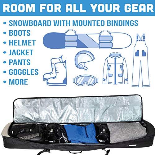 Athletico Peak Padded Snowboard Bag (157cm) - Image 3