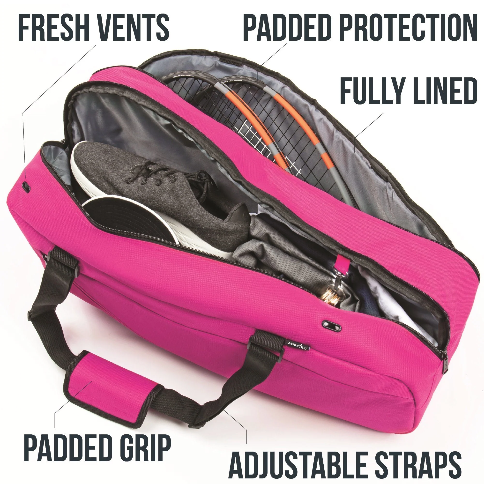 Athletico Racquetball/Tennis Bag - Image 3