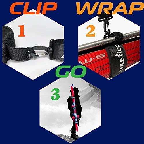 Athletico Ski Carrier Strap & Pole Carrier - Image 5