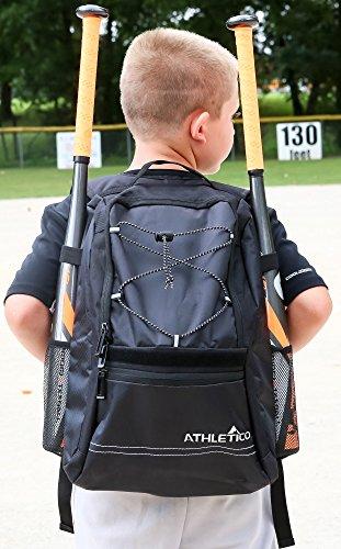 Athletico Youth Baseball Backpack - Image 4